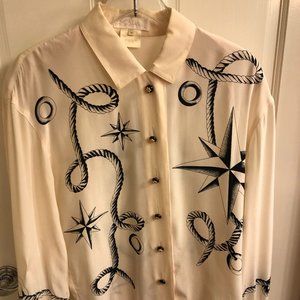 Escada vintage silk blouse by Margaretha Ley
